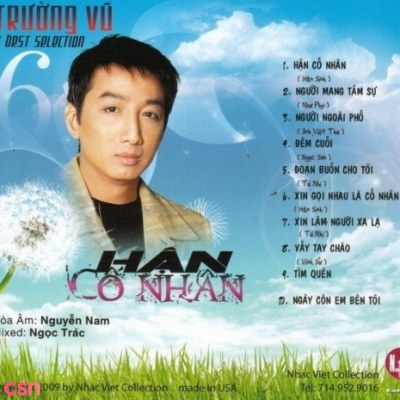 Best Selection 6, Hận Cố Nhân