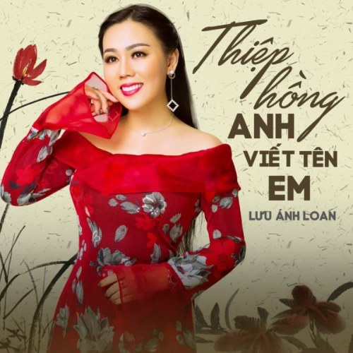 Thiệp Hồng Anh Viết Tên Em