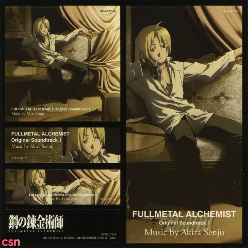 Fullmetal Alchemist Brotherhood: Original Soundtrack 1