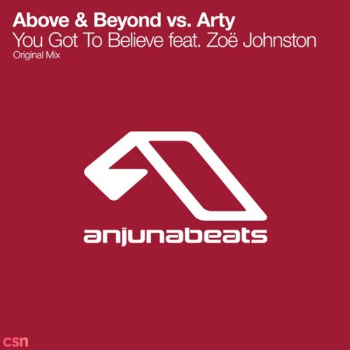 You Got To Go (Above & Beyond feat. Zoë Johnston vs. Arty)