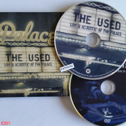 The Used Live And Acoustic At The Palace CD