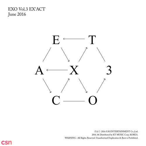 EX'ACT (Chinese Version The 3rd Album)