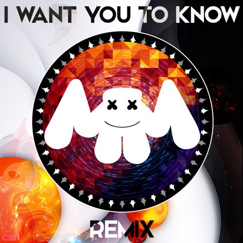 I Want You To Know (Marshmello Remix)