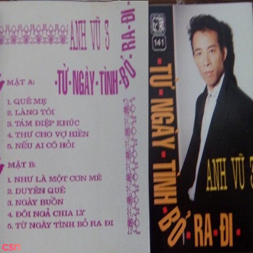 Từ Ngày Tình Bỏ Ta Đi (Tape)