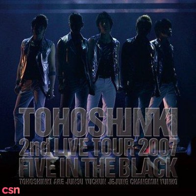 Tohoshinki Live CD Collection ~ Five In The Black - CD1