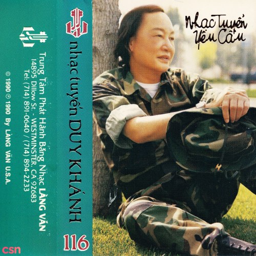 Nhạc Tuyển Duy Khánh (Tape)