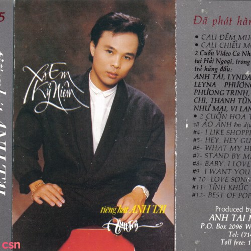 Xa Em Kỷ Niệm - Anh Tài 15 (Tape)