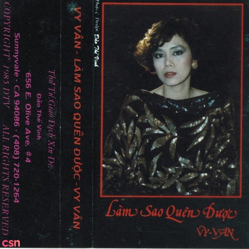 Làm Sao Quên Được (Tape)