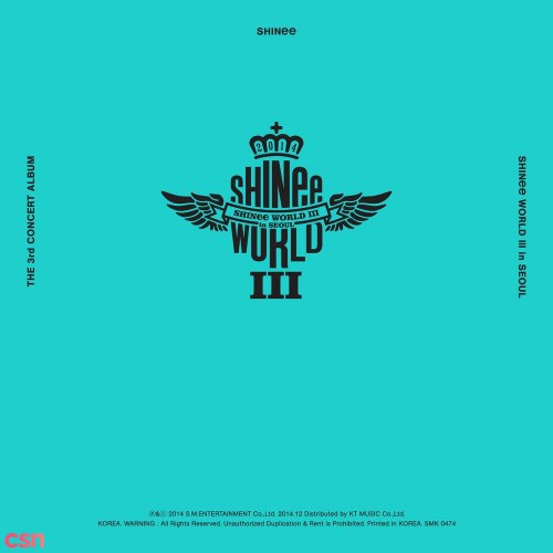 The 3rd Concert Album 'SHINee WORLD Ⅲ in SEOUL' (CD1)