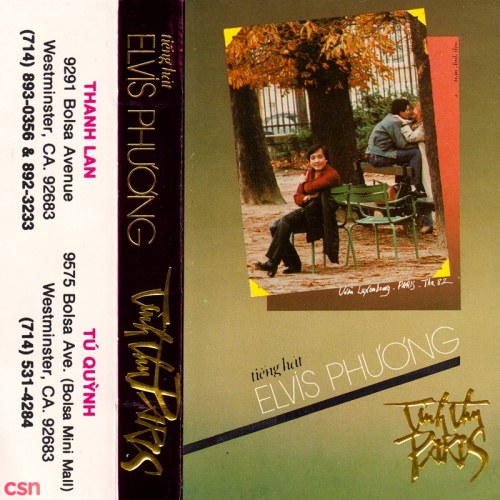 Tiếng Hát Elvis Phương: Tình Thu Paris (Tape)