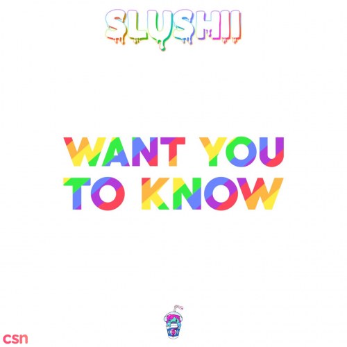 Want You to Know (Single)