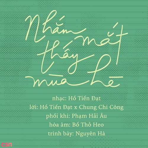 Nhắm Mắt Thấy Mùa Hè (Nhắm Mắt Thấy Mùa Hè OST) (Single)