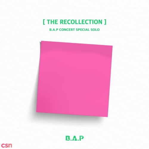 B.A.P Concert Special Solo 'The Recollection' (Single)